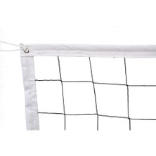 Abn Beyaz Renk 950X100CM Boyutlarında Sağlam Çantalı Voleybol Filesi Sağlamdır Yırtılmaz ve Kopmaz