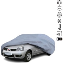 Teksin Renault Clio Symbol Sedan (1999-2002) Araba Brandası Miflonlu Su Geçirmez 4 Mevsim Araba Brandası