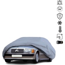 Teksin Mercedes Benz W201-W190 Araba Brandası Miflonlu Su Geçirmez 4 Mevsim Araba Brandası