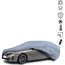 Teksin Bmw 6 Serisi G32 Gran Turismo (2017-2020) Araba Brandası Miflonlu Su Geçirmez 4 Mevsim Araba Brandası