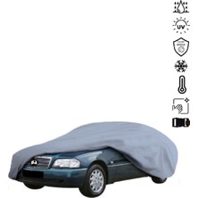 Teksin Mercedes Benz C W202 Araba Brandası Miflonlu Su Geçirmez 4 Mevsim Araba Brandası
