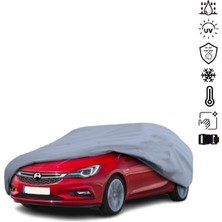 Teksin Opel Astra K (2015-2021) Araba Brandası Miflonlu Su Geçirmez 4 Mevsim Araba Brandası