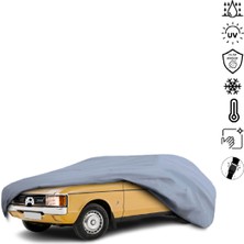 Teksin Ford Granada Araba Brandası Miflonlu Su Geçirmez 4 Mevsim Araba Brandası
