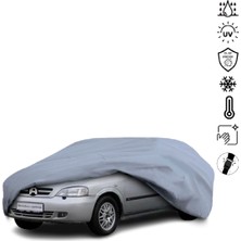 Teksin Chevrolet Viva (2004-2008) Araba Brandası Miflonlu Su Geçirmez 4 Mevsim Araba Brandası