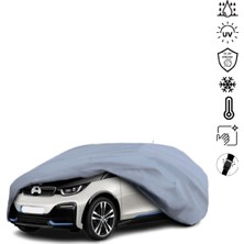 Teksin Bmw I3 Hatchback (2013-2017) Araba Brandası Miflonlu Su Geçirmez 4 Mevsim Araba Brandası
