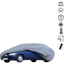 Teksin Ford Escort Hatchback (1990-2000) Araba Brandası Miflonlu Su Geçirmez 4 Mevsim Araba Brandası