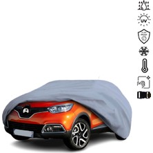 Teksin Renault Captur (2013-2019) Araba Brandası Miflonlu Su Geçirmez 4 Mevsim Araba Brandası