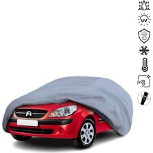Teksin Hyundai Getz Araba Brandası Miflonlu Su Geçirmez 4 Mevsim Araba Brandası