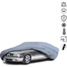 Teksin Jaguar Xj X350 (2003-2006) Araba Brandası Miflonlu Su Geçirmez 4 Mevsim Araba Brandası