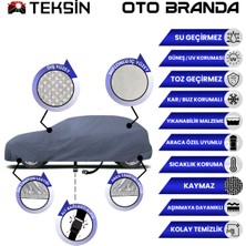 Teksin Chevrolet Malibu Max Hb (2003-2006) Araba Brandası Miflonlu Su Geçirmez 4 Mevsim Araba Brandası