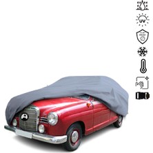 Teksin Mercedes Benz Ponton Araba Brandası Miflonlu Su Geçirmez 4 Mevsim Araba Brandası