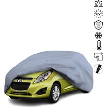 Teksin Chevrolet Spark 3 Hb (2009-2015) Araba Brandası Miflonlu Su Geçirmez 4 Mevsim Araba Brandası