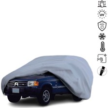 Teksin Land Rover Discovery 2 (1998-2004) Araba Brandası Miflonlu Su Geçirmez 4 Mevsim Araba Brandası