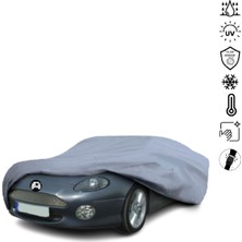 Teksin Aston Martin Db7 Gt Coupe 2000-2004 Araba Brandası Miflonlu Su Geçirmez 4 Mevsim Araba Brandası