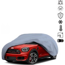 Teksin Mini Countryman Araba Brandası Miflonlu Su Geçirmez 4 Mevsim Araba Brandası