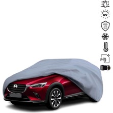 Teksin Mazda Cx-3 Araba Brandası Miflonlu Su Geçirmez 4 Mevsim Araba Brandası