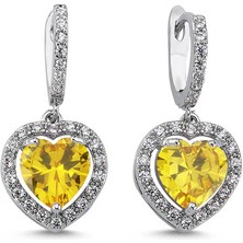 Merano Design Sera Sarı Küpe