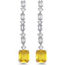 Merano Design Rain Sarı Küpe