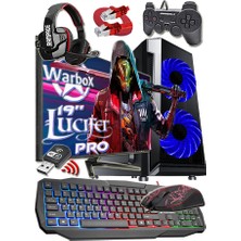 Warbox Lucifer Pro İ5 650 8GB Ram 256gb Ssd+250gb Hdd R7 240-2GB E.Kartı 19.5" HD Monitör