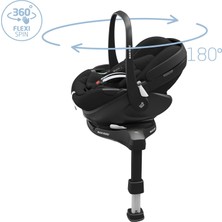 Maxi-Cosi Pebble ve Pearl 360 Dünyanın İlk Kızaklı, Araç Dışına Çıkabilen Dönebilen İsofix Bazalı 0-13 Kg Ana Kucağı ve 0-18 Kg Oto Koltuğu Black