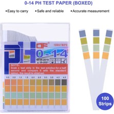 Of Ph Ölçer Test Kağıdı 100 Adet 0-14 Ph Metre Ölçüm Turnusol Kağıdı