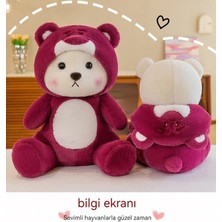 Maskot 28CM Sevimli Çilek Ayı Peluş Oyuncak (Yurt Dışından)