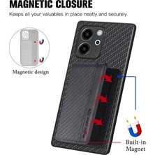 Hongshou Honor 80 Se Için Karbon Fiber Manyetik Telefon Kılıfı (Yurt Dışından)