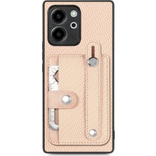 Hongshou Honor 80 Se Için Bileklik Kickstand Cüzdan Arka Kılıf (Yurt Dışından)