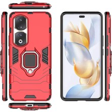 Hongshou Honor 90 Pro Için Halka Tutucu Pc + Tpu Kılıf (Yurt Dışından)