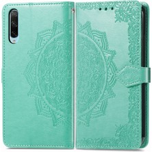 Hongshou Honor 30I Için Mandala Çiçek Kabartmalı Deri Telefon Kılıfı (Yurt Dışından)