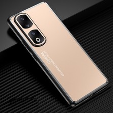 Hongshou Honor 90 Pro Için Buzlu Metal Kılıf (Yurt Dışından)