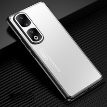 Hongshou Honor 90 Pro Için Buzlu Metal Kılıf (Yurt Dışından)