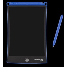 Volkano Doodle Writing Tablet LCD 8.5 Inç Dijital Kalemli Çizim Yazı Tahtası Grafik Not Yazma Eğitim Tableti Mavi VK-850-BL