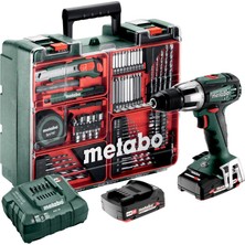 Metabo Sb 18 Lt Matkap Vidalama Set Mobil Atölye, 18V 2,0 Ah