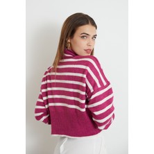 Foremia Salaş Balıkçı Crop-Fuşya
