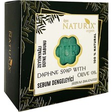 Naturix Natural Zeytinyağlı Defne Sabunu Nemlendirici Sebum Dengeleyici Kaşıntıya Karşı Daphne Soap 125 gr