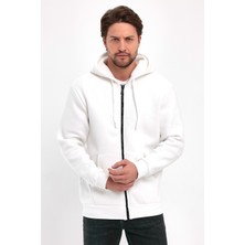 Rodi 3 Ip Şardonlu Fermuarlı Kapuşonlu Sweatshirt RD24KE054901