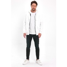 Rodi 3 Ip Şardonlu Fermuarlı Kapuşonlu Sweatshirt RD24KE054901