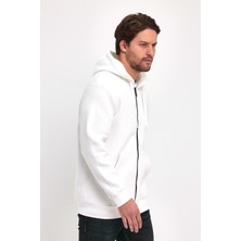 Rodi 3 Ip Şardonlu Fermuarlı Kapuşonlu Sweatshirt RD24KE054901