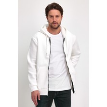 Rodi 3 Ip Şardonlu Fermuarlı Kapuşonlu Sweatshirt RD24KE054901