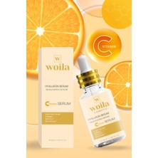 Woila C Vitamin Aydınlatıcı ve Leke Karşıtı Bakım Serumu Hyaluronic Acid Collagen Vitamin C 30 ml