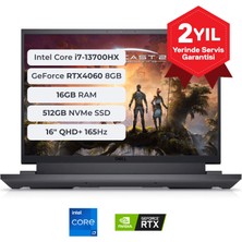 Dell G16 7630 I7-13700HX 16GB 512GB SSD 8gb RTX4060 16 Qhd+ 165Hz Ubuntu G76302401010U