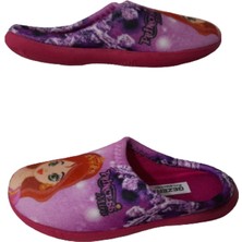 Gezer Kız Çocuk Pembe Penses Figürlü Ev Içi Terlik