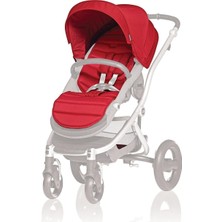 Britax Römer Affinity 2 Bebek Arabası Gri Kumaş Beyaz kasa + Kırmızı Renk Paketi Hediye
