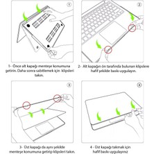 Microcase Macbook 2023 M2 Pro 14 A2779 Shell Rubber Sert Kapak Kılıf - AL3372