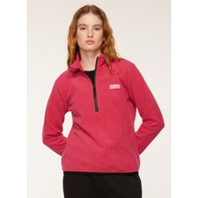 Discovery Expedition Düz Pembe Kadın Polar Sweatshırt W-Ange