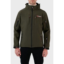 Norway Geographical Rüzgara Dayanıklı Softshell Kapüşonlu Outdoor Mont Erkek Mont Tunar