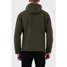 Norway Geographical Rüzgara Dayanıklı Softshell Kapüşonlu Outdoor Mont Erkek Mont Tunar