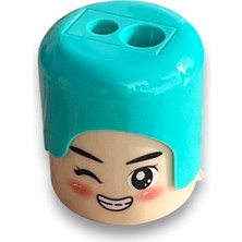 Perfect x L 388 Kalemtraş Çift Bıçaklı Neon Face Yeşil