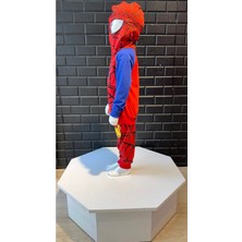 Pera Kozmetik Kostüm Spiderman Örümcek Adam Tam Kapanan Kostüm